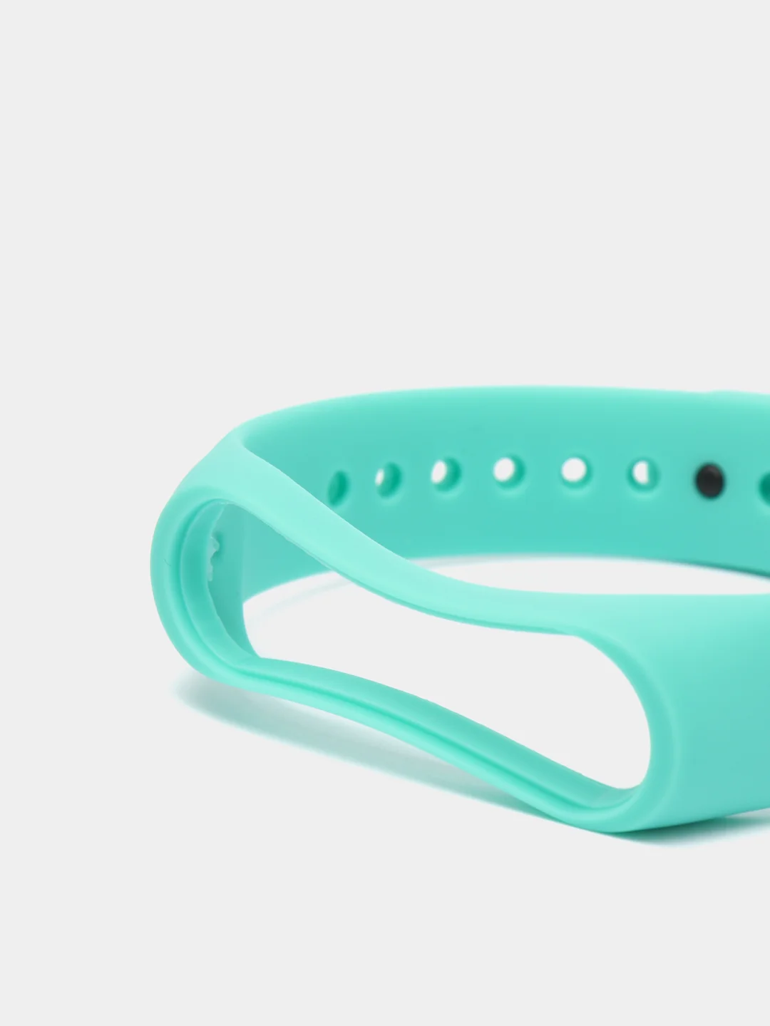 Мятный ремешок Mi Band 3 / Mi band 4, однотонный, силиконовый