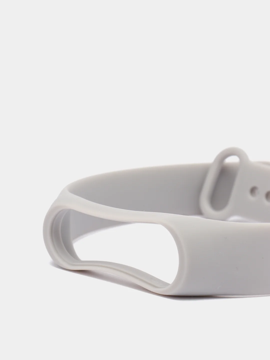 Серый ремешок Mi Band 3 / Mi band 4, однотонный, силиконовый