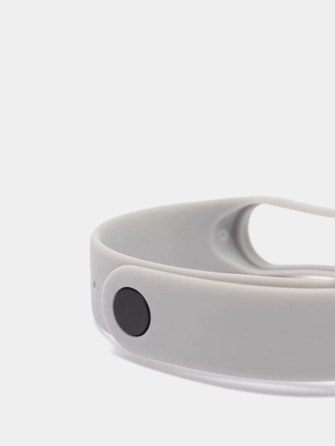 Серый ремешок Mi Band 3 / Mi band 4, однотонный, силиконовый
