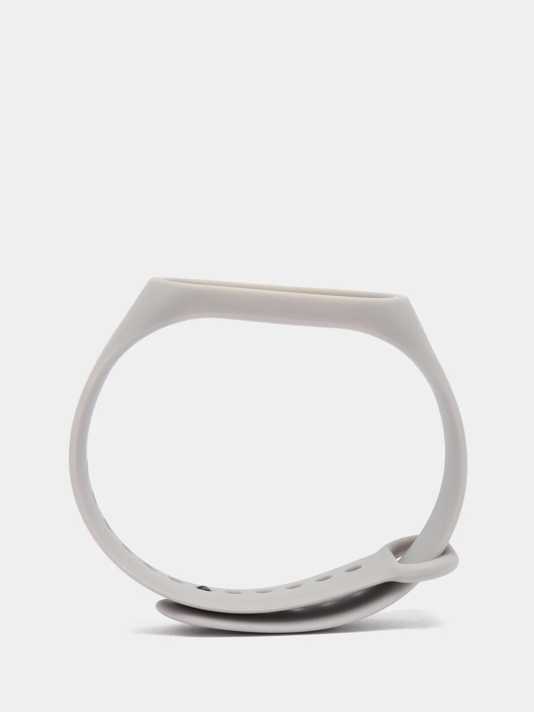 Серый ремешок Mi Band 3 / Mi band 4, однотонный, силиконовый