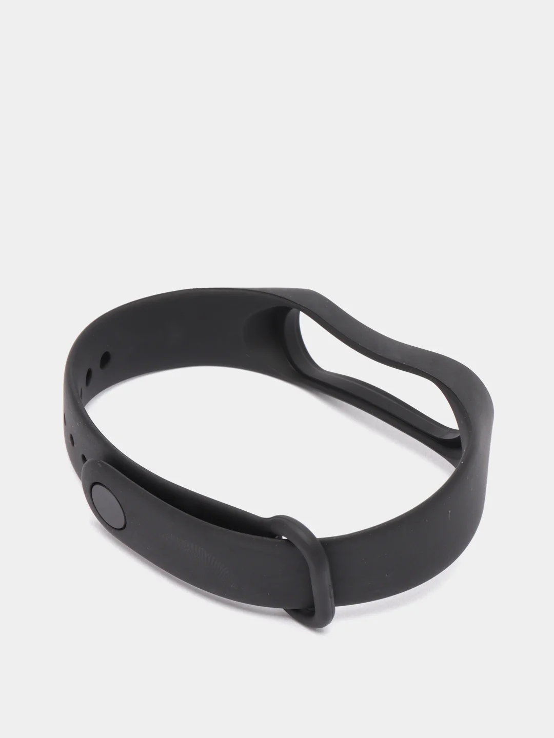 Черный ремешок Mi Band 3 / Mi band 4, однотонный, силиконовый