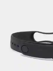Черный ремешок Mi Band 3 / Mi band 4, однотонный, силиконовый