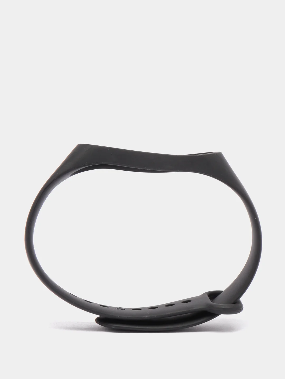Черный ремешок Mi Band 3 / Mi band 4, однотонный, силиконовый