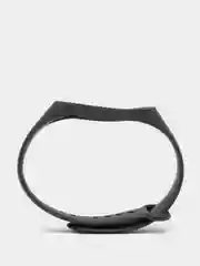 Черный ремешок Mi Band 3 / Mi band 4, однотонный, силиконовый