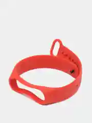 Красный ремешок Mi Band 3 / Mi band 4, однотонный, силиконовый