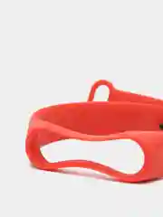 Красный ремешок Mi Band 3 / Mi band 4, однотонный, силиконовый