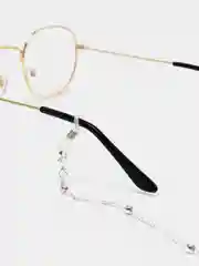 Серебряный цепочка для очков