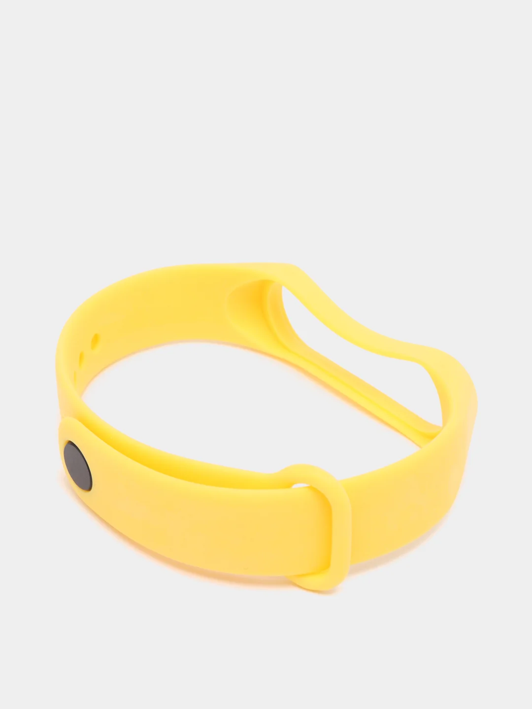 Желтый ремешок Mi Band 3 / Mi band 4, однотонный, силиконовый