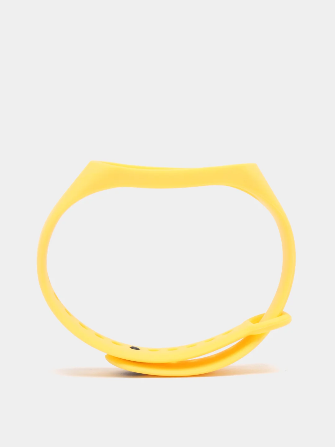 Желтый ремешок Mi Band 3 / Mi band 4, однотонный, силиконовый