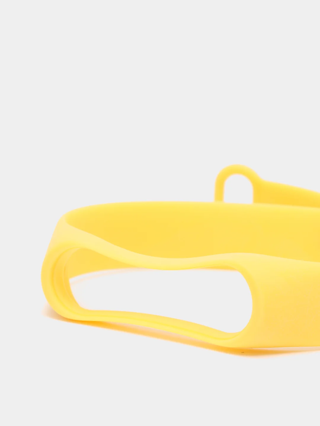 Желтый ремешок Mi Band 3 / Mi band 4, однотонный, силиконовый