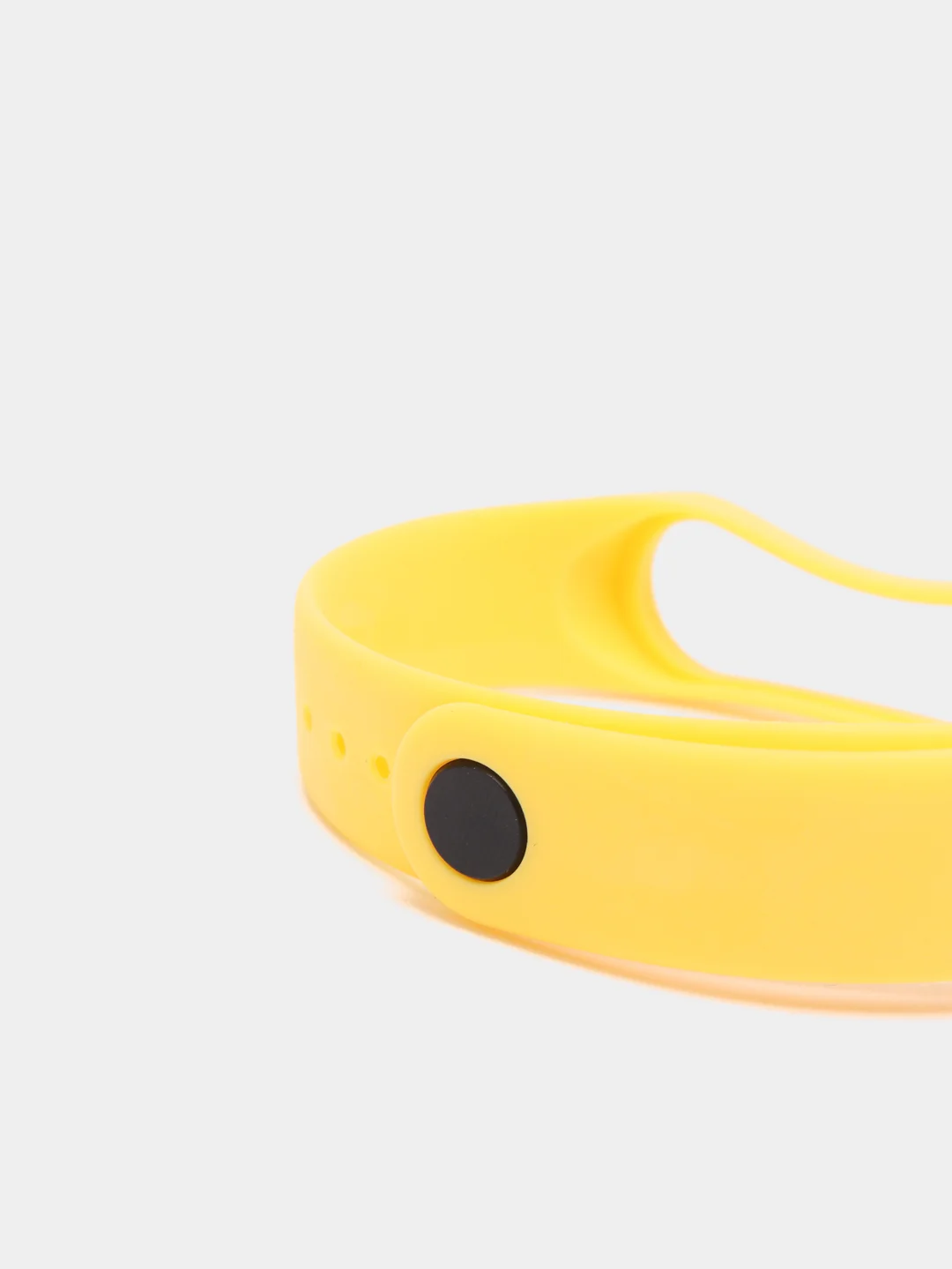 Желтый ремешок Mi Band 3 / Mi band 4, однотонный, силиконовый