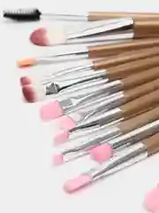 Бежевый меланж набор кистей для макияжа, 20 штук