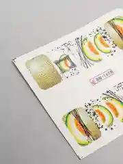 Лесной зеленый наклейки для ногтей Фрукты