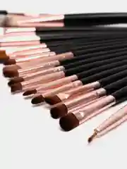 Золотой набор кистей для макияжа, 20 штук
