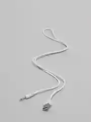 Белый кабель USB - 2,5 jack, для секс игрушек и вибраторов