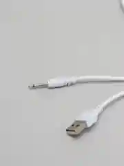 Белый кабель USB - 2,5 jack, для секс игрушек и вибраторов