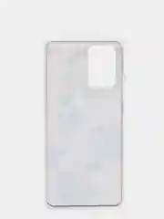 Белый чехол Xiaomi Redmi 10, Сяоми Редми 10 силиконовый мраморный рисунок