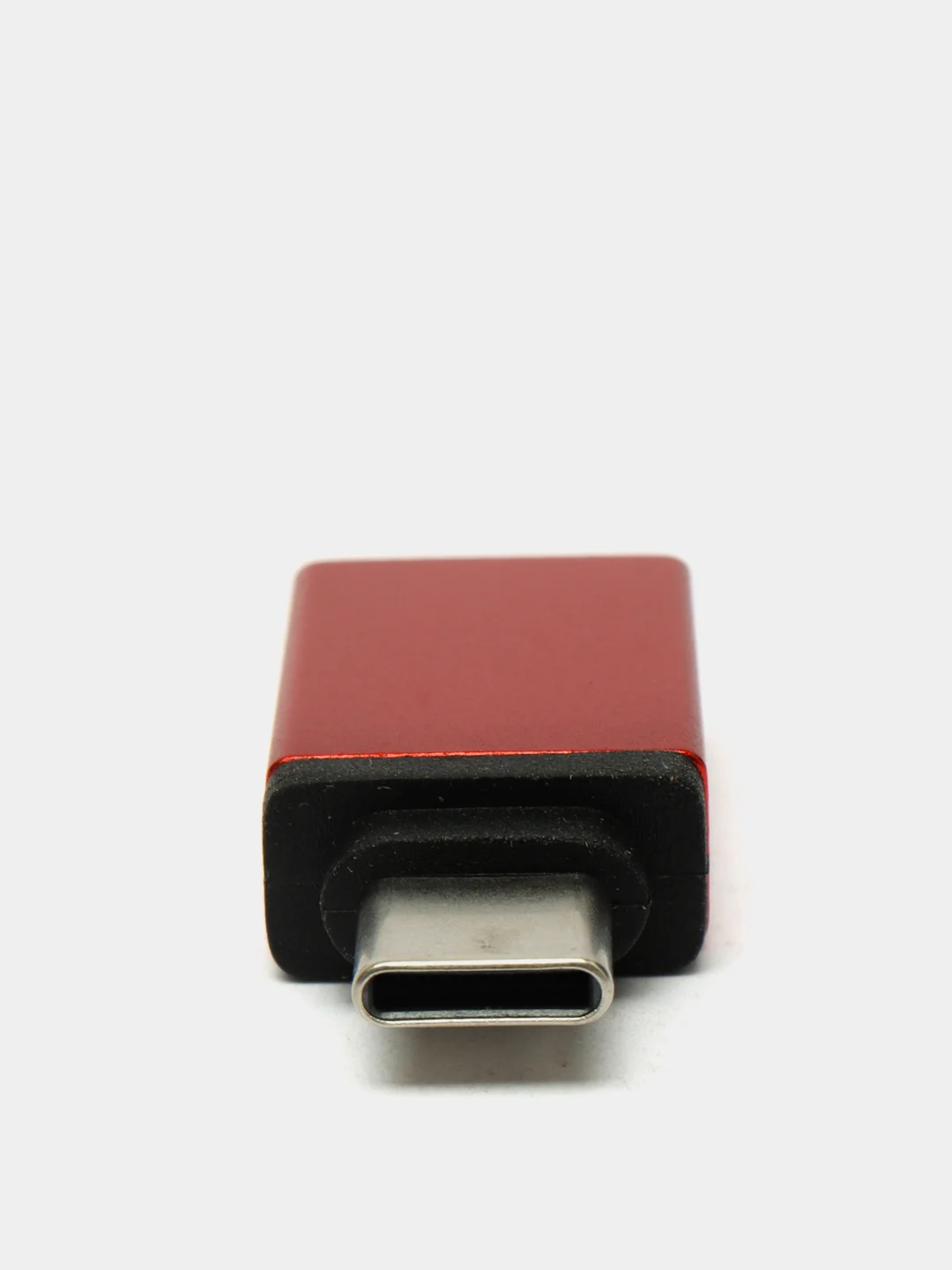 Красный адаптер переходник usb type c на otg usb