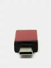 Красный адаптер переходник usb type c на otg usb