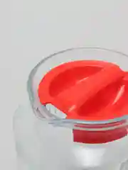Кувшин графин стеклянный для воды с крышкой, 0,6 л