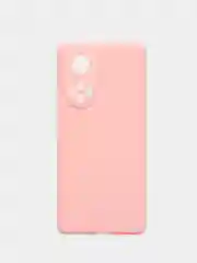 Розовый силиконовый чехол Honor 50, однотонный, с защитой камеры