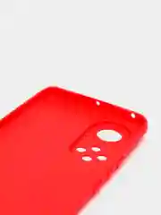 Красный силиконовый чехол Honor 50, однотонный, с защитой камеры