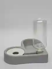 Розовый миска угловая для домашних животных