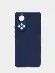 Темно-синий силиконовый чехол Honor 50, однотонный, с защитой камеры