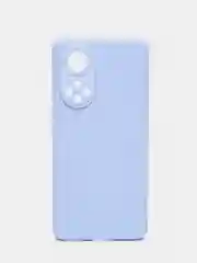Небесно-голубой силиконовый чехол Honor 50, однотонный, с защитой камеры