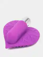 Фиолетовый вибратор "HEART"