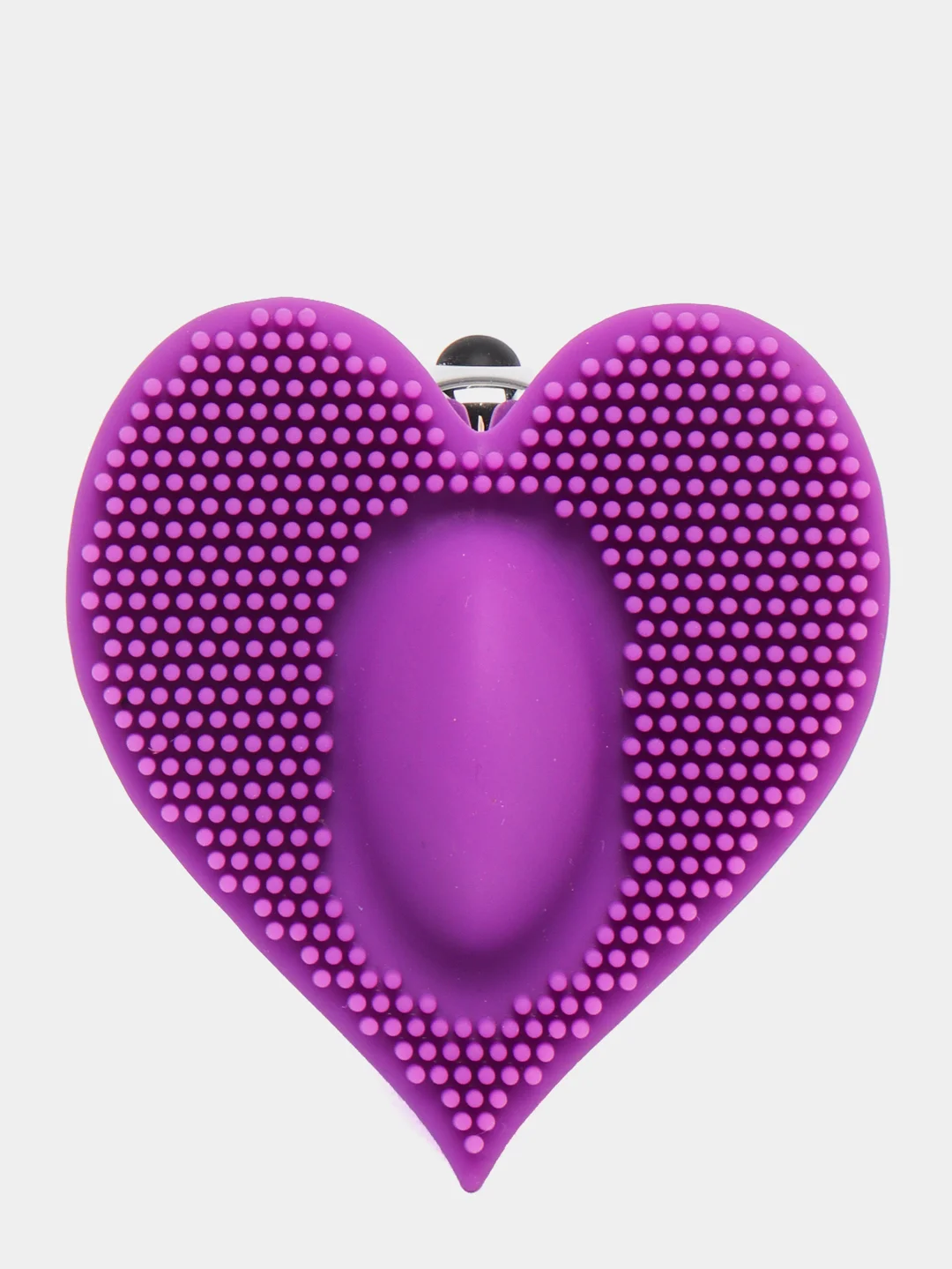 Фиолетовый вибратор "HEART"