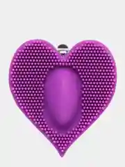 Фиолетовый вибратор "HEART"