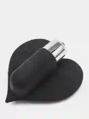 Черный вибратор "HEART"