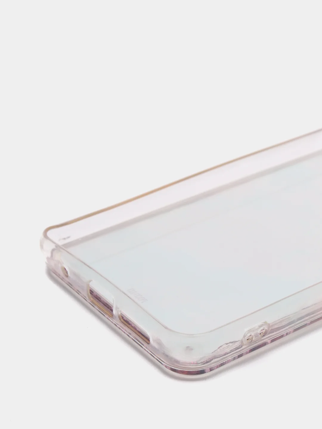 Коралловый меланж чехол Xiaomi Poco M3 силиконовый переливающийся жидкий с блестками и защитой камеры