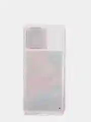 Коралловый меланж чехол Xiaomi Poco M3 силиконовый переливающийся жидкий с блестками и защитой камеры