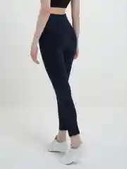 Синий меланж лосины утеплённые marci, на меху