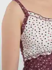 Багровый женская пижама