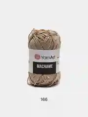 Карамельный пряжа YarnArt Macrame, шнур полиэфирный для вязания и макраме, полиэстер, 90 г, 130 м, 2мм