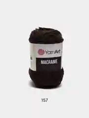 Коричневый пряжа YarnArt Macrame, шнур полиэфирный для вязания и макраме, полиэстер, 90 г, 130 м, 2мм