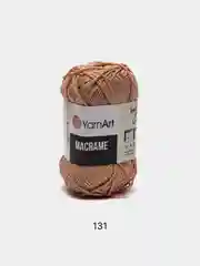 Бежевый пряжа YarnArt Macrame, шнур полиэфирный для вязания и макраме, полиэстер, 90 г, 130 м, 2мм