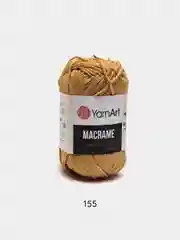 Золотой пряжа YarnArt Macrame, шнур полиэфирный для вязания и макраме, полиэстер, 90 г, 130 м, 2мм