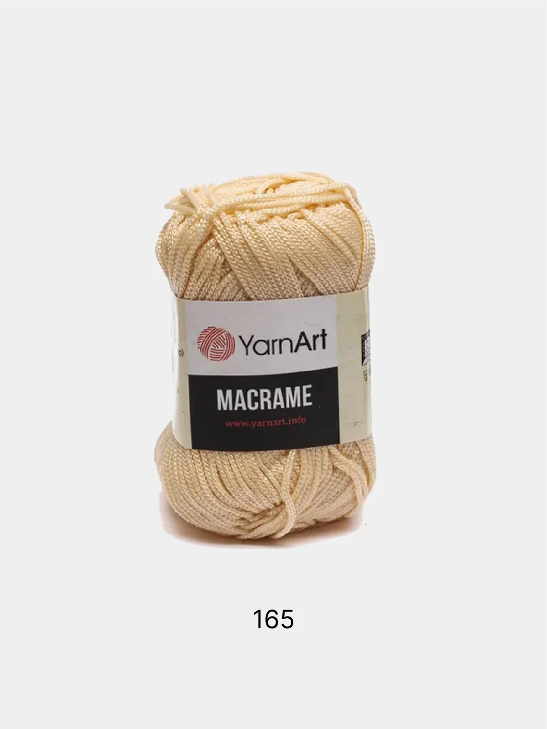 Коралловый меланж пряжа YarnArt Macrame, шнур полиэфирный для вязания и макраме, полиэстер, 90 г, 130 м, 2мм