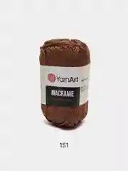 Терракотовый пряжа YarnArt Macrame, шнур полиэфирный для вязания и макраме, полиэстер, 90 г, 130 м, 2мм