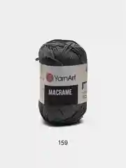 Серый пряжа YarnArt Macrame, шнур полиэфирный для вязания и макраме, полиэстер, 90 г, 130 м, 2мм