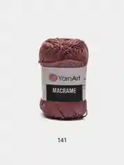 Конфетный пряжа YarnArt Macrame, шнур полиэфирный для вязания и макраме, полиэстер, 90 г, 130 м, 2мм