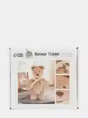 Мягкая игрушка "Мишка Тоффи", набор для вязания, 12 х 4 х 12,5 см