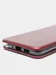 Багровый чехол-книжка для Samsung Galaxy A73, 5G