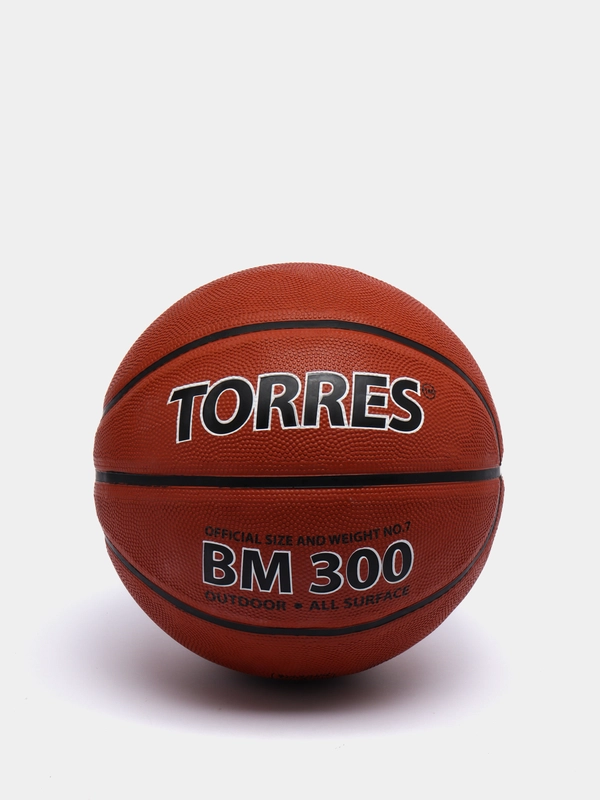 Мяч баскетбольный "TORRES BM 300", резина