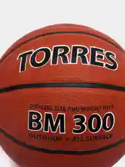 Мяч баскетбольный "TORRES BM 300", резина