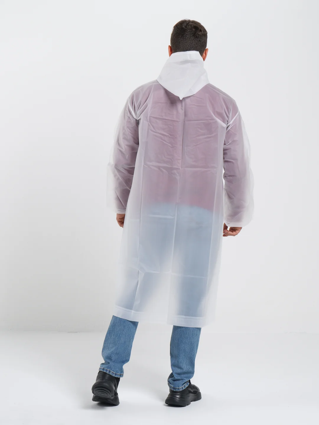 Дождевик UNISEX белый многоразовый